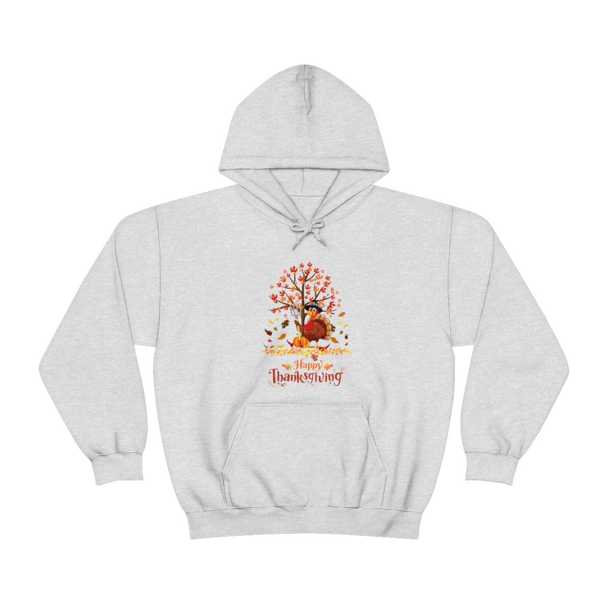 Happy Thanksgiving Turkey Pilgrim Unisex Heavy Blend™ Hooded Sweatshirt