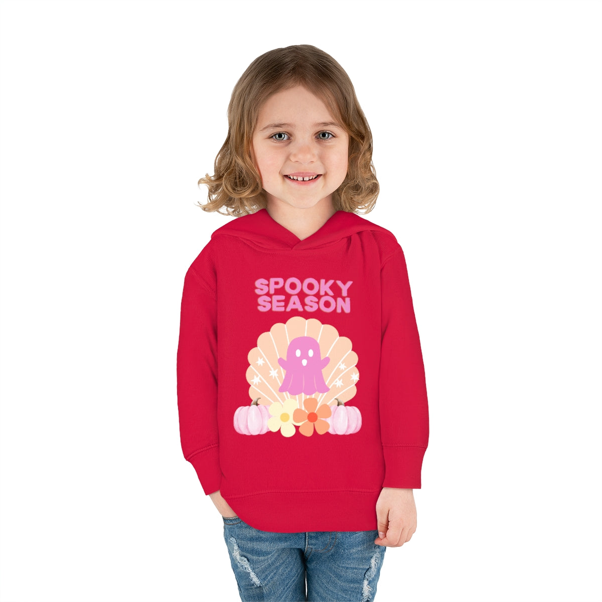 Spooky Season Toddler Pullover Fleece Hoodie