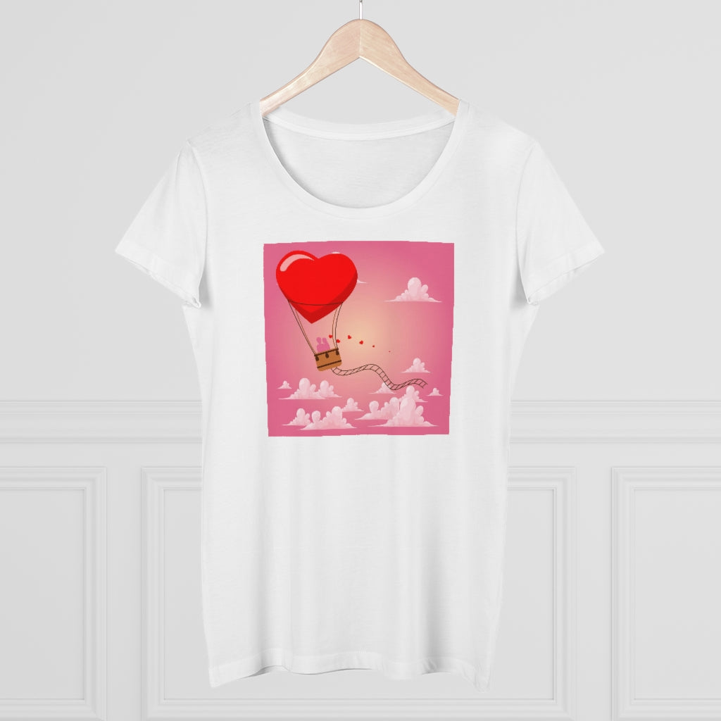 Happy Valentine's Day Organic Women's Lover T-shirt