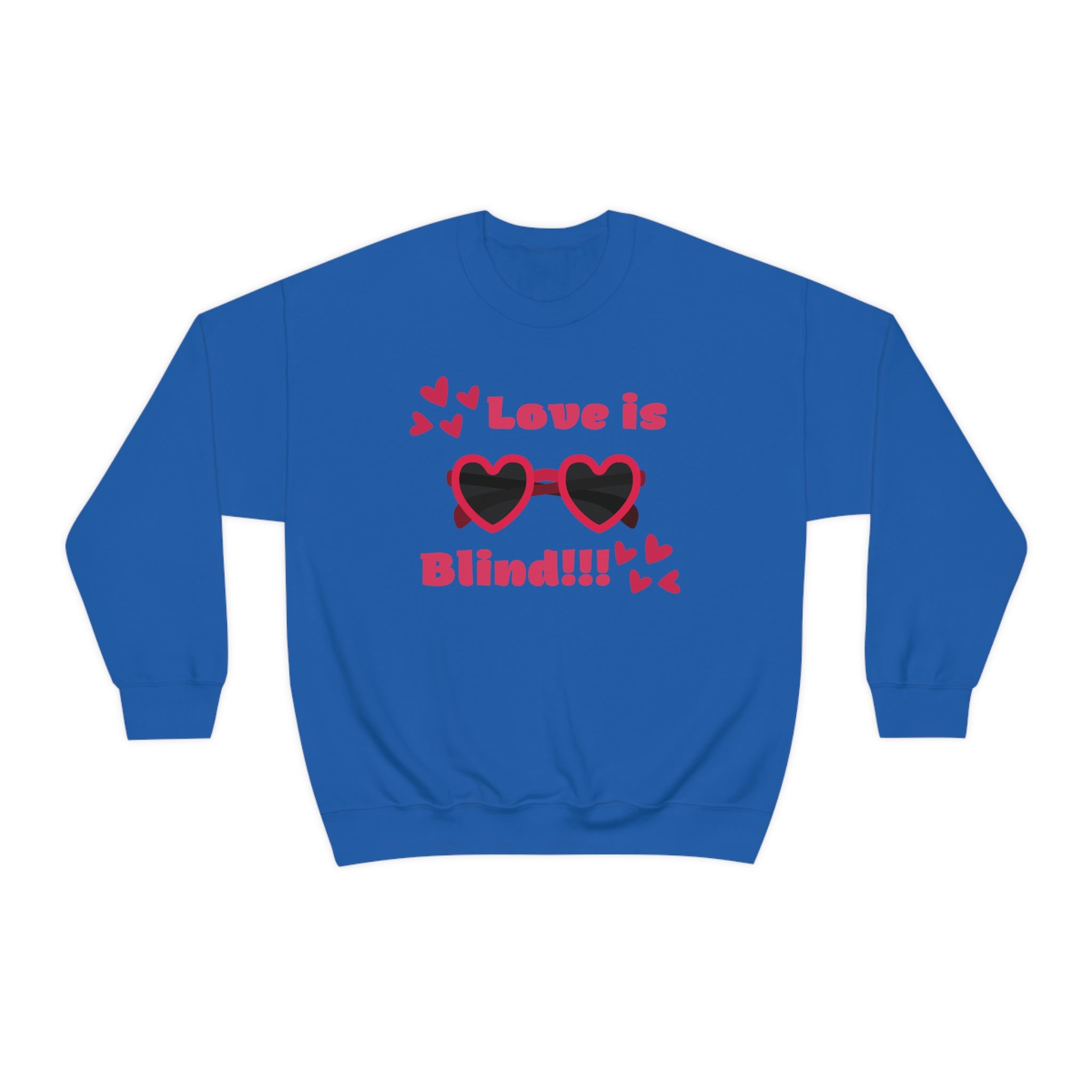 Love Is Blind!!! Unisex Heavy Blend™ Crewneck Sweatshirt