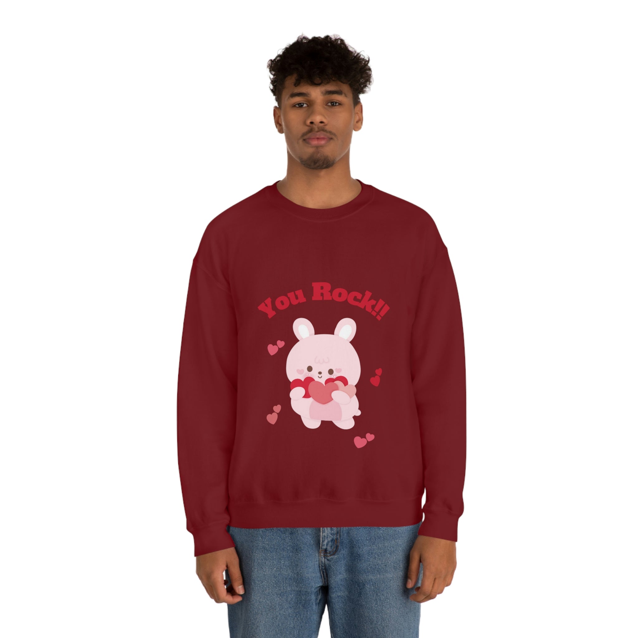 You Rock Unisex Heavy Blend™ Crewneck Sweatshirt