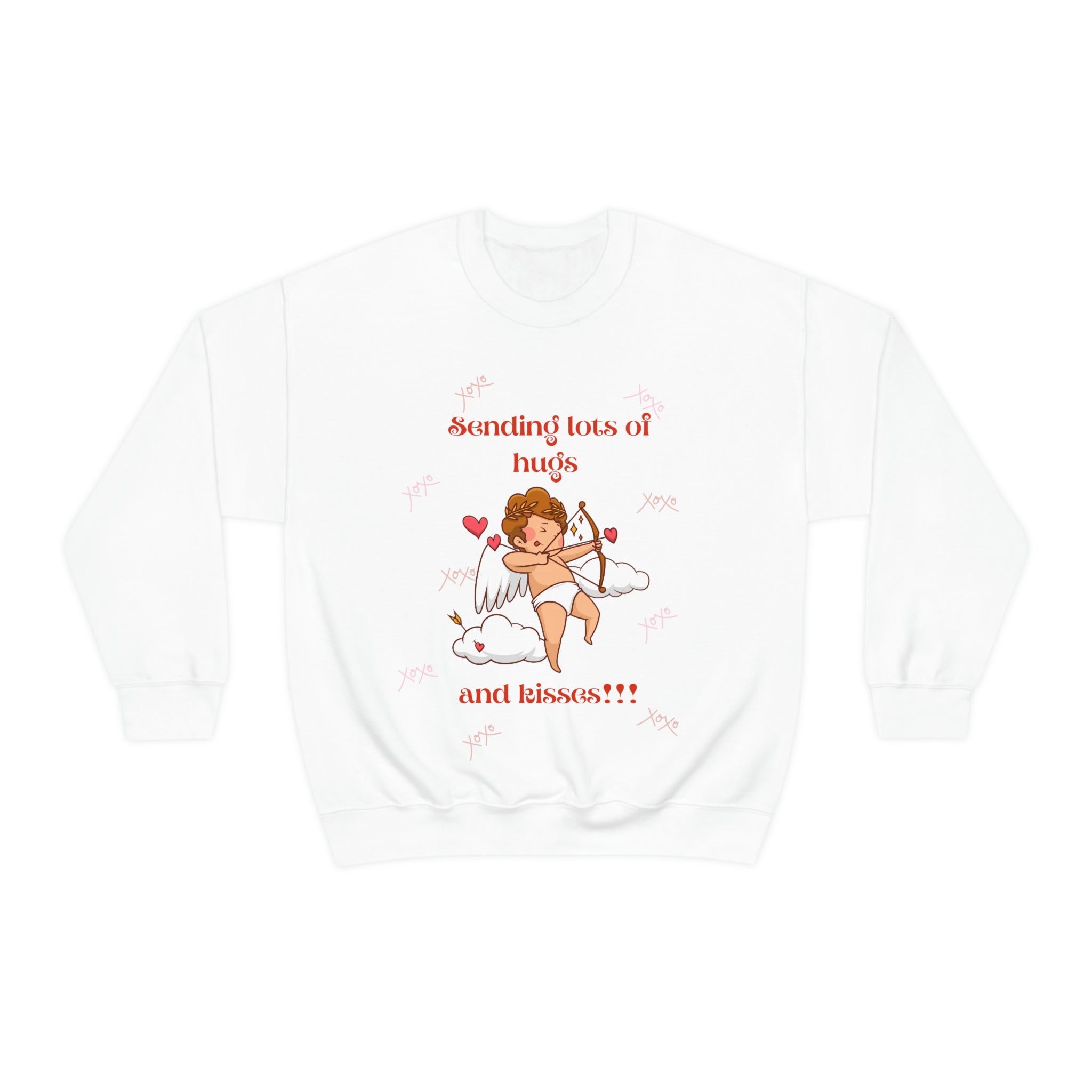 Sending Lots Of Hugs & Kisses!! Unisex Heavy Blend™ Crewneck Sweatshirt