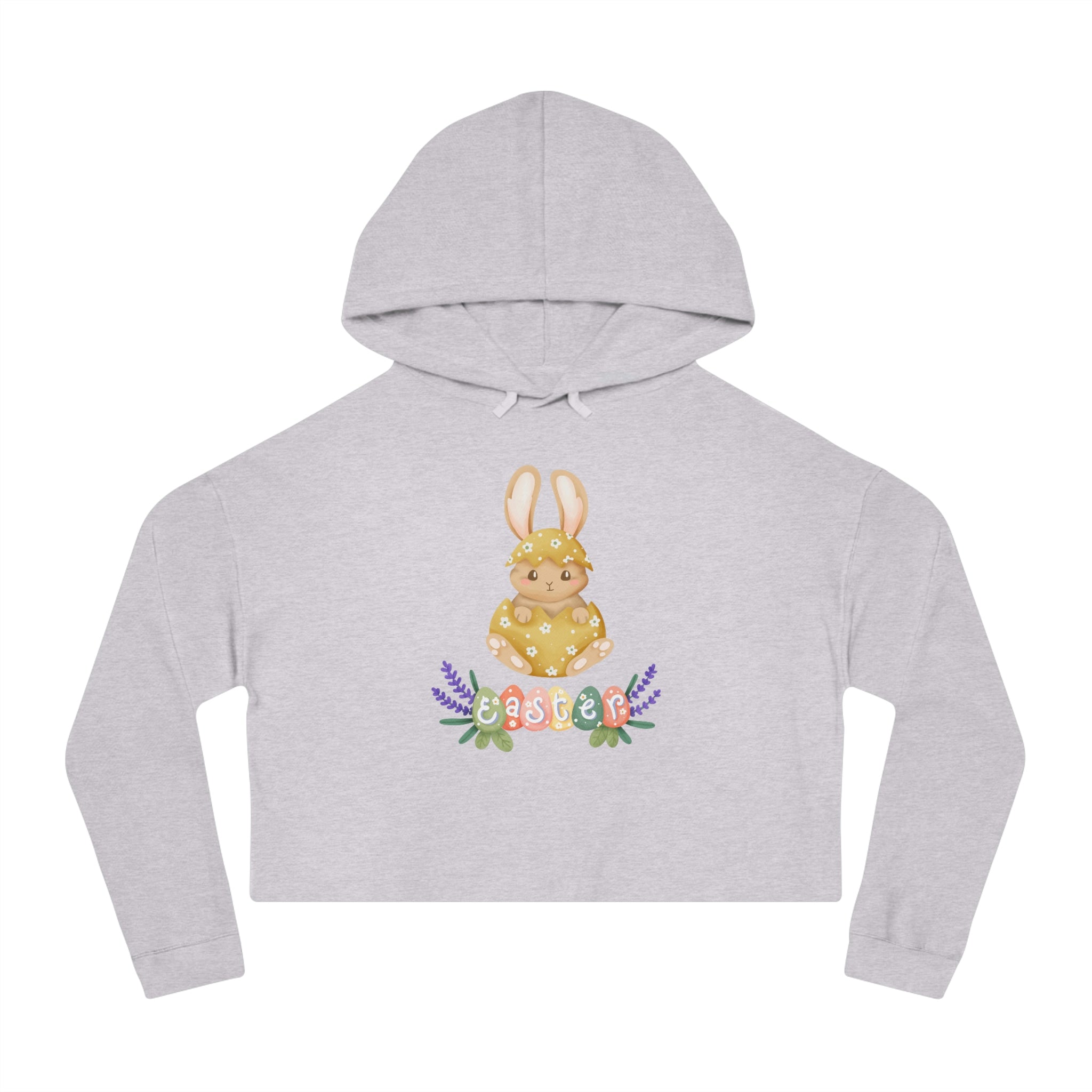 Easter Hunt Is On Women’s Cropped Hooded Sweatshirt