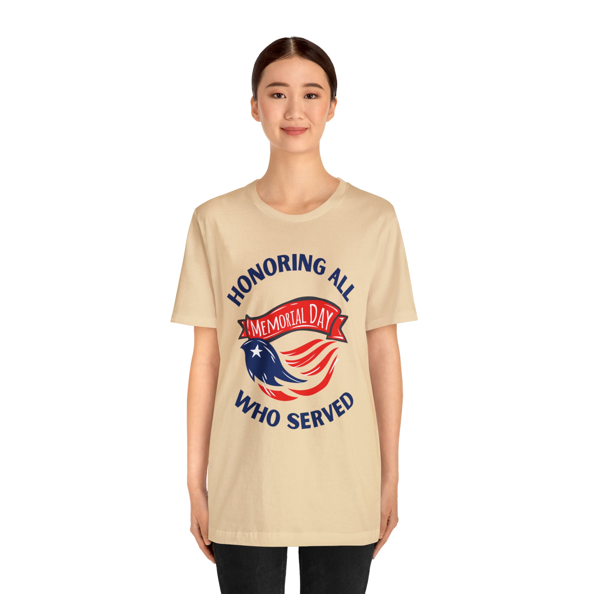 Memorial Day Honoring All Who Served Unisex Jersey Short Sleeve Tee