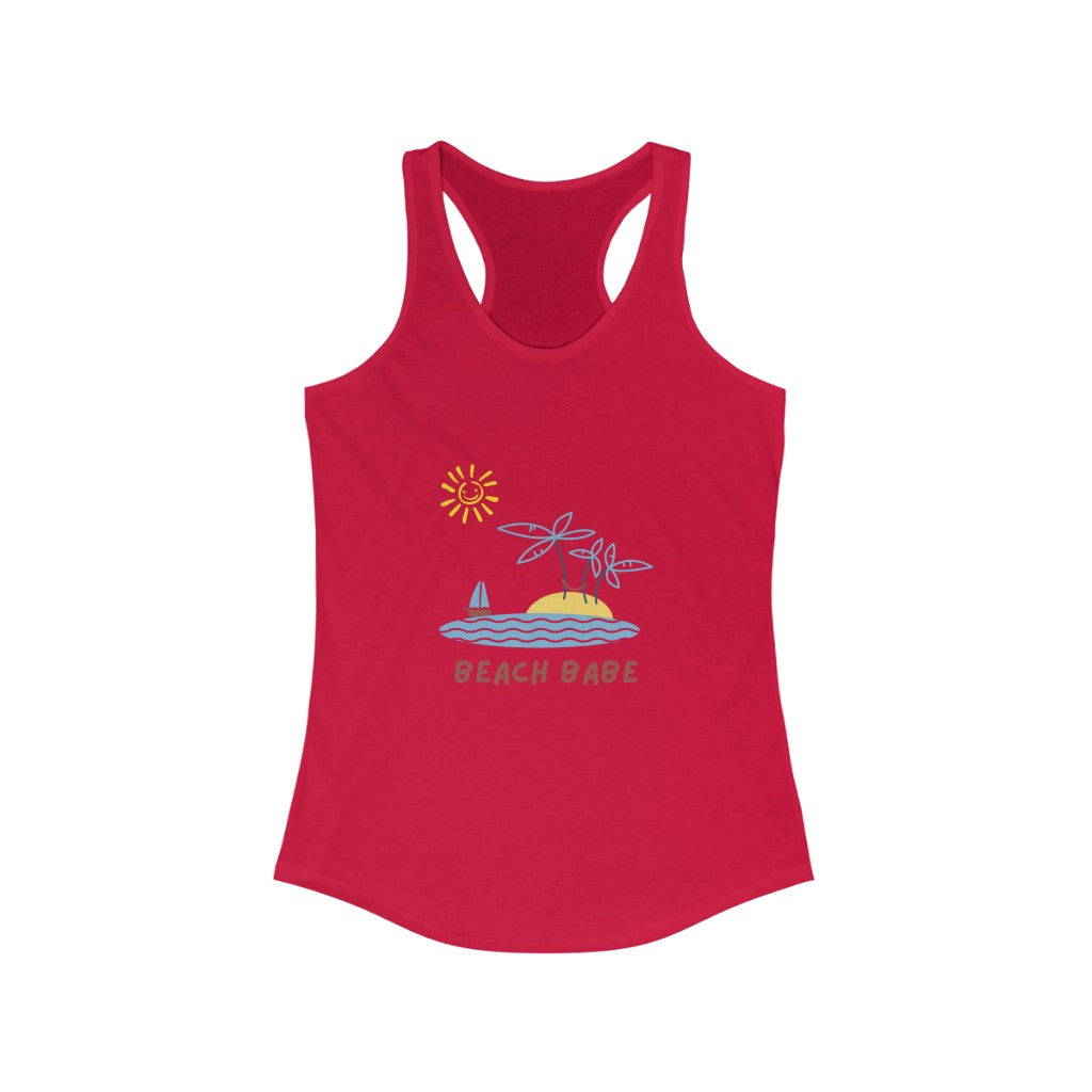 Beach Babe Women's Ideal Racerback Tank