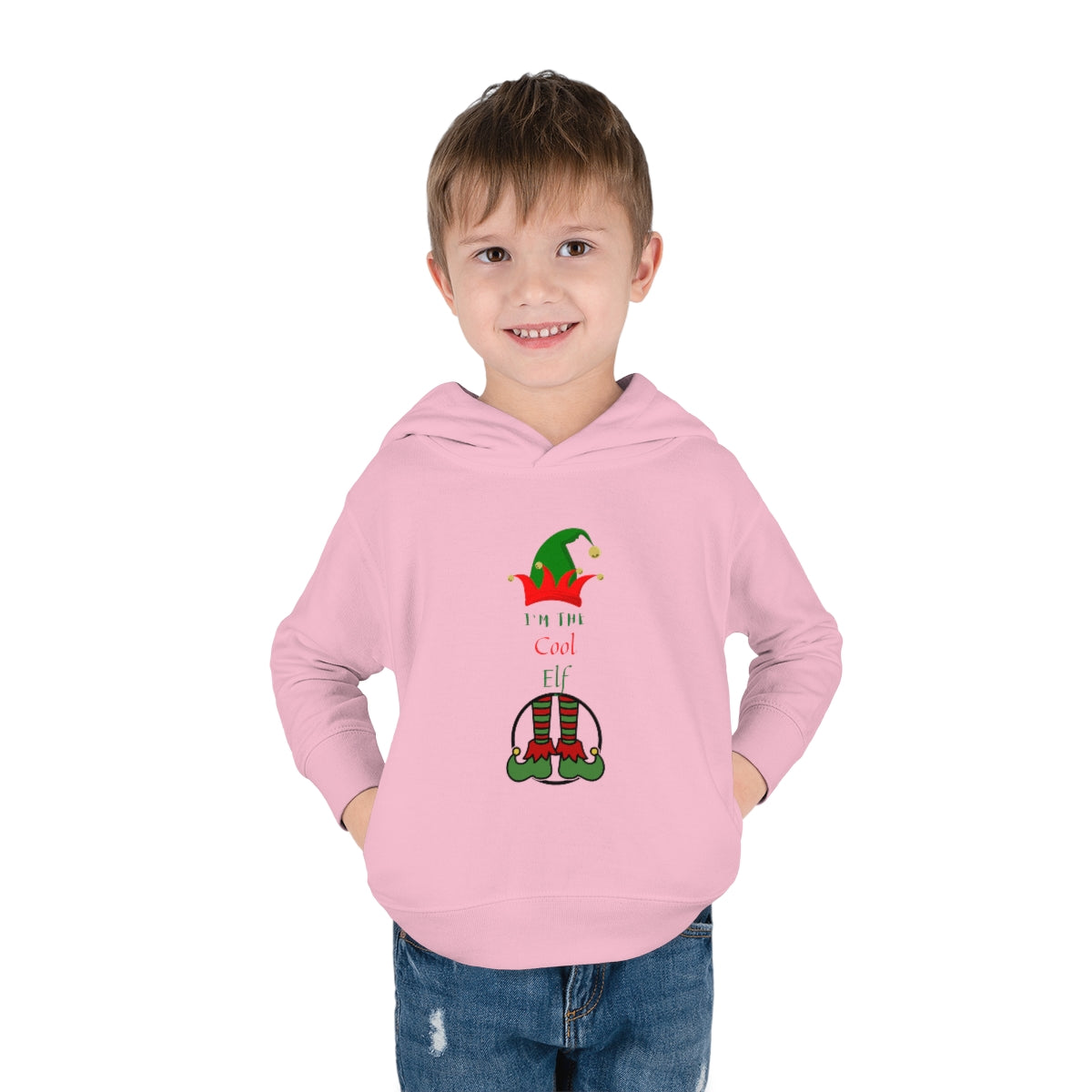 I'm The Cool Elf Toddler Pullover Fleece Hoodie