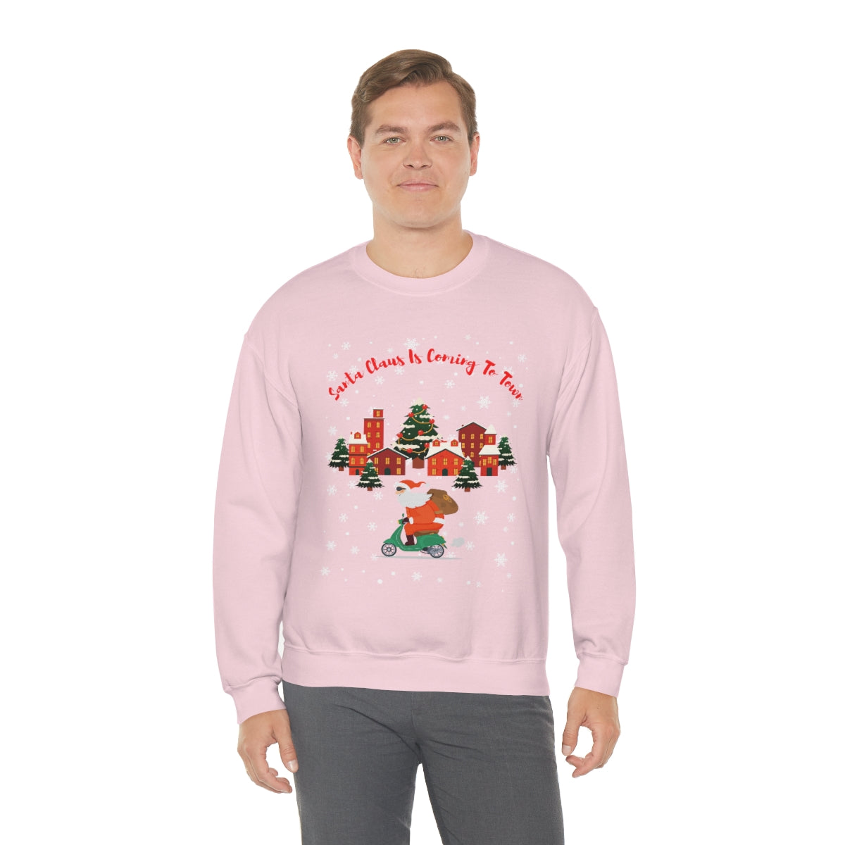 Santa Claus Is Coming To Town Unisex Heavy Blend™ Crewneck Sweatshirt