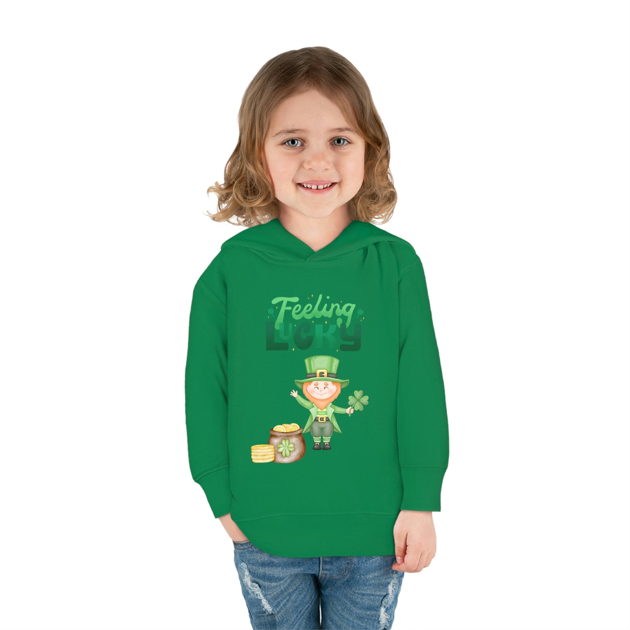 Feeling Lucky Toddler Pullover Fleece Hoodie