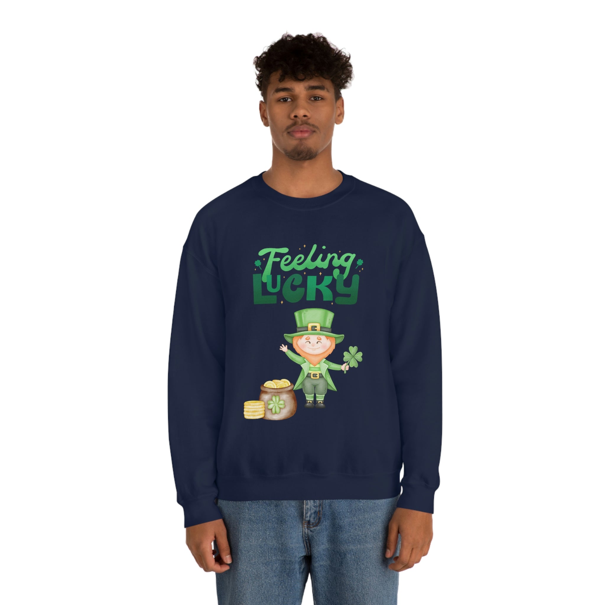 Feeling Lucky Unisex Heavy Blend™ Crewneck Sweatshirt