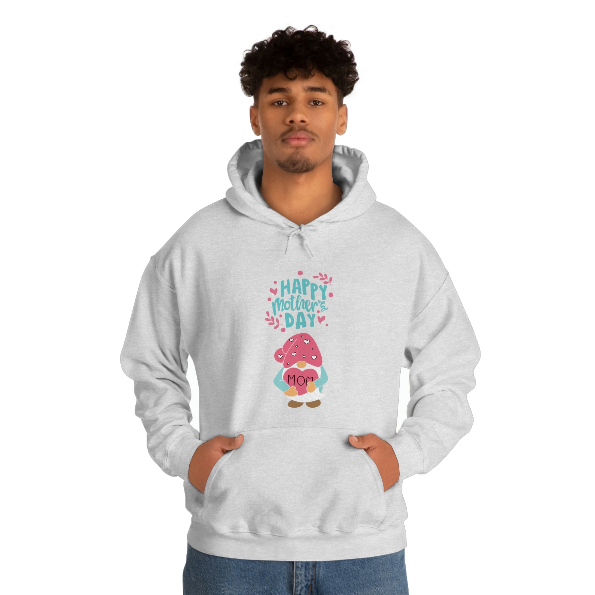 Happy Mother's Day Gnome Unisex Heavy Blend™ Hooded Sweatshirt