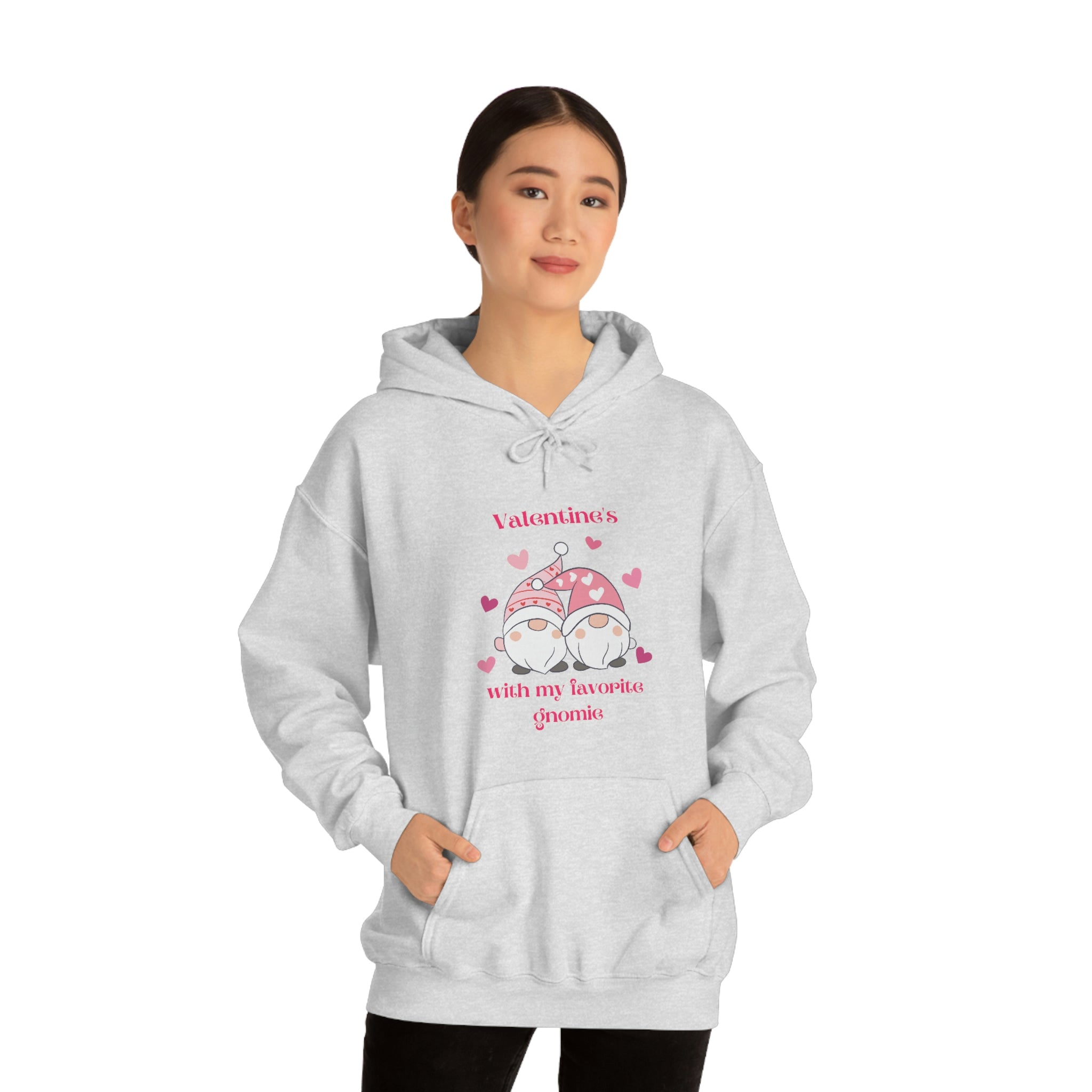 Valentine's With My Favorite Gnomie Unisex Heavy Blend™ Hooded Sweatshirt