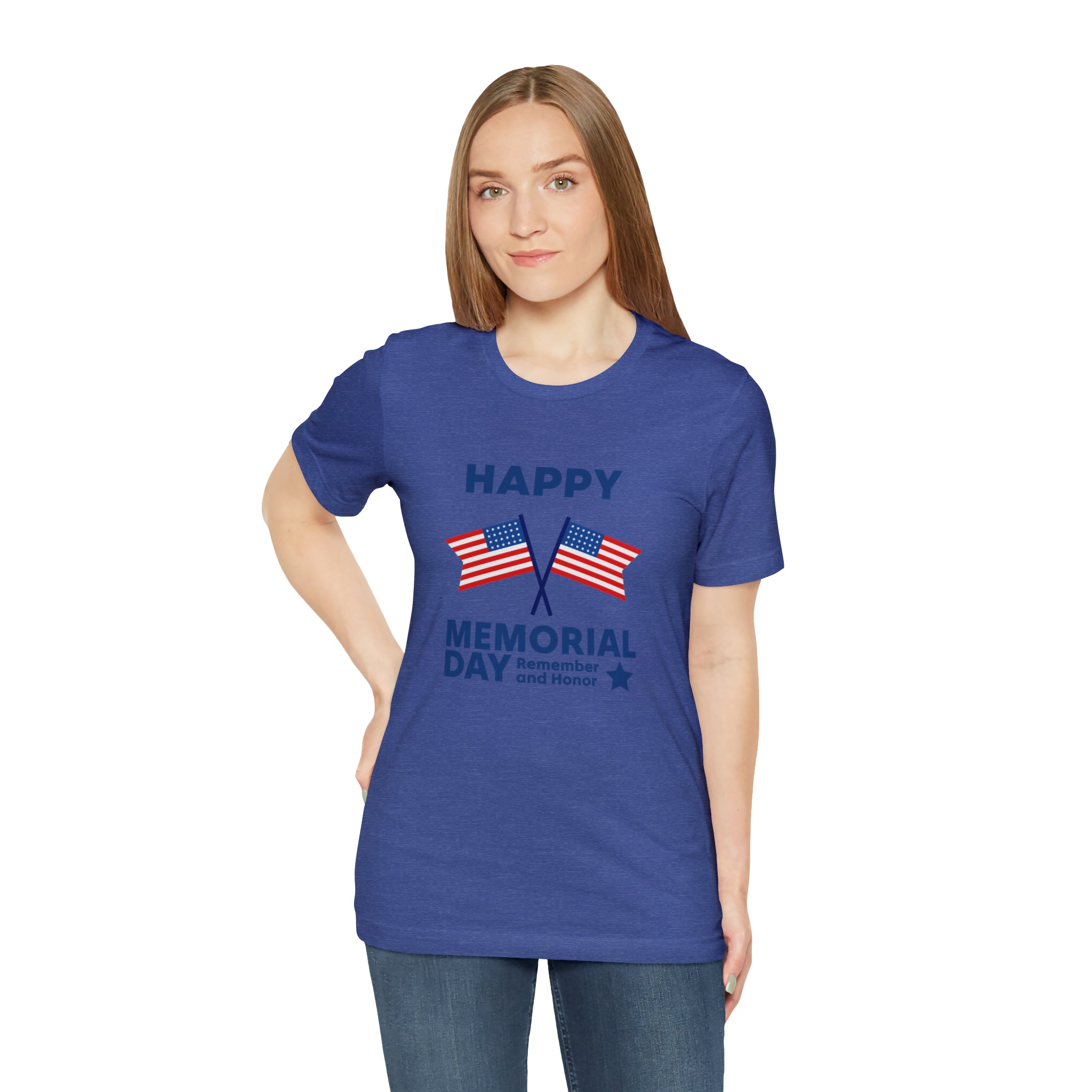 Happy Memorial Day Unisex Jersey Short Sleeve Tee