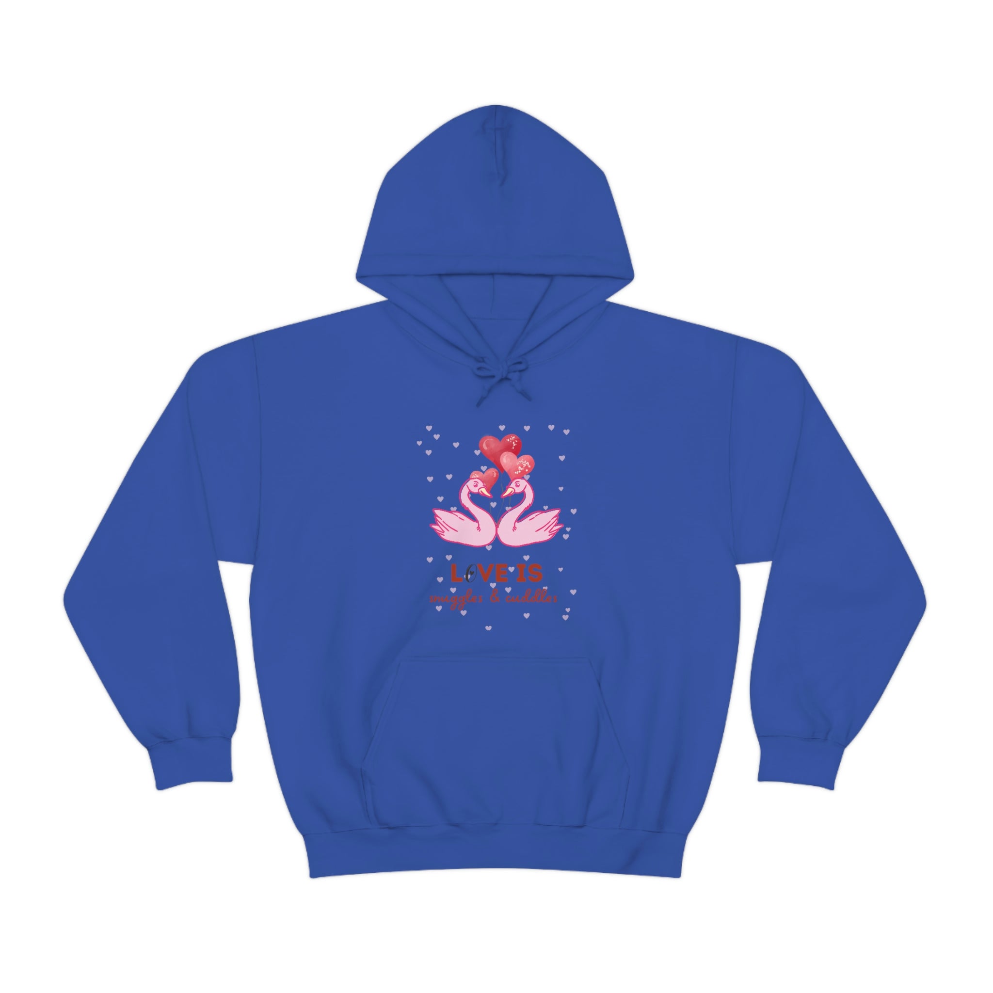 Love Is Snuggles & Cuddles Unisex Heavy Blend™ Hooded Sweatshirt