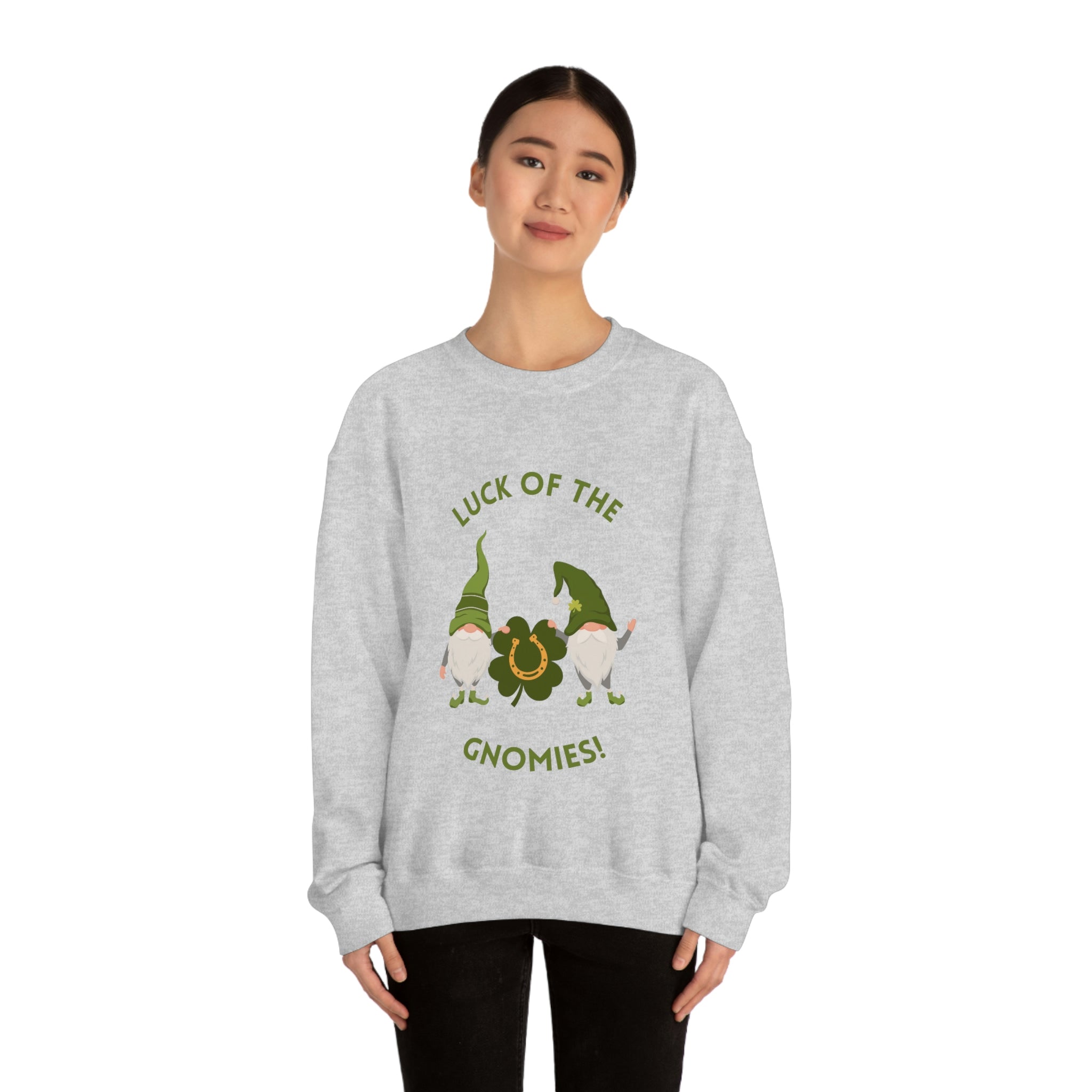 The Luck Of The Gnomies! Unisex Heavy Blend™ Crewneck Sweatshirt