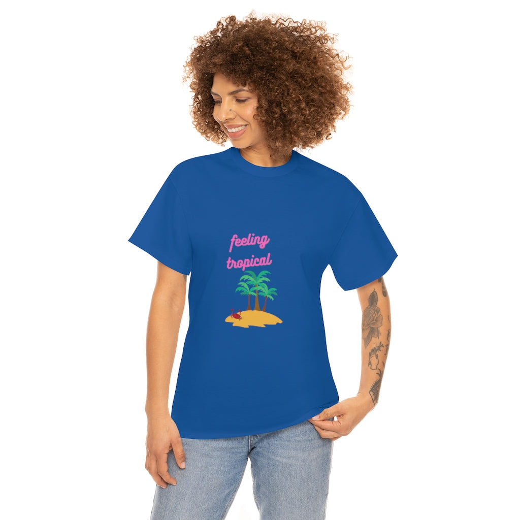 Feeling Tropical Unisex Heavy Cotton Tee