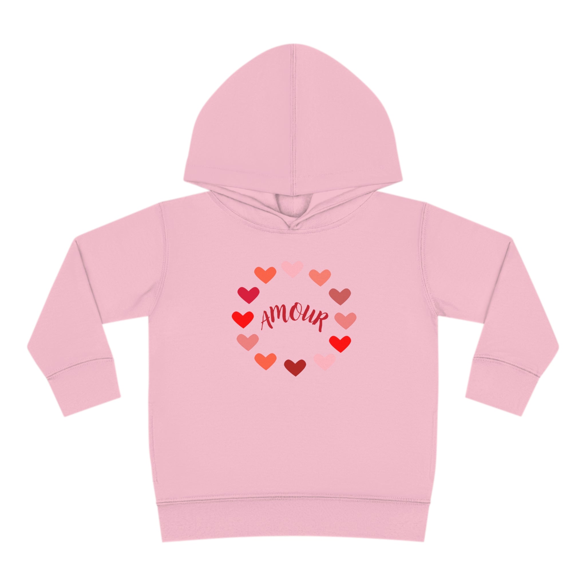 Amour Toddler Pullover Fleece Hoodie