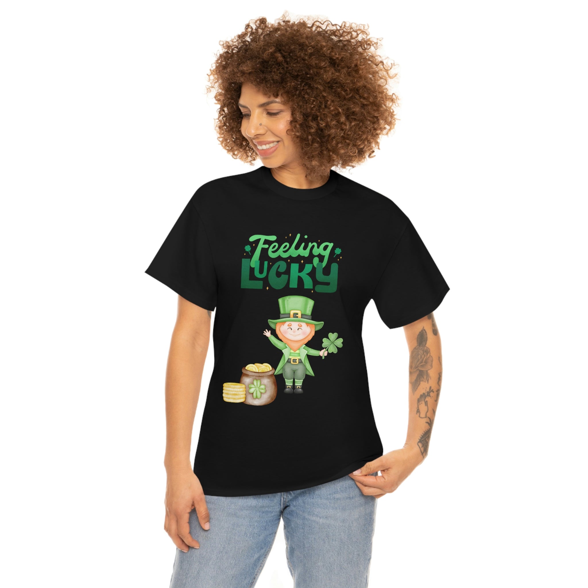 Feeling Lucky Unisex Heavy Cotton Tee