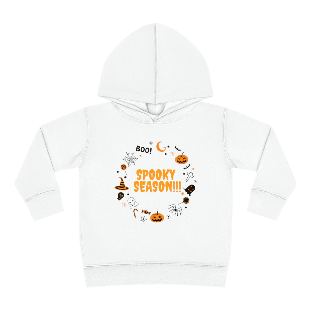 Spooky Season Boo!! Toddler Pullover Fleece Hoodie