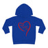 Happy Valentine's Day Toddler Pullover Fleece Hoodie