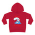 Surfing Santa Toddler Pullover Fleece Hoodie