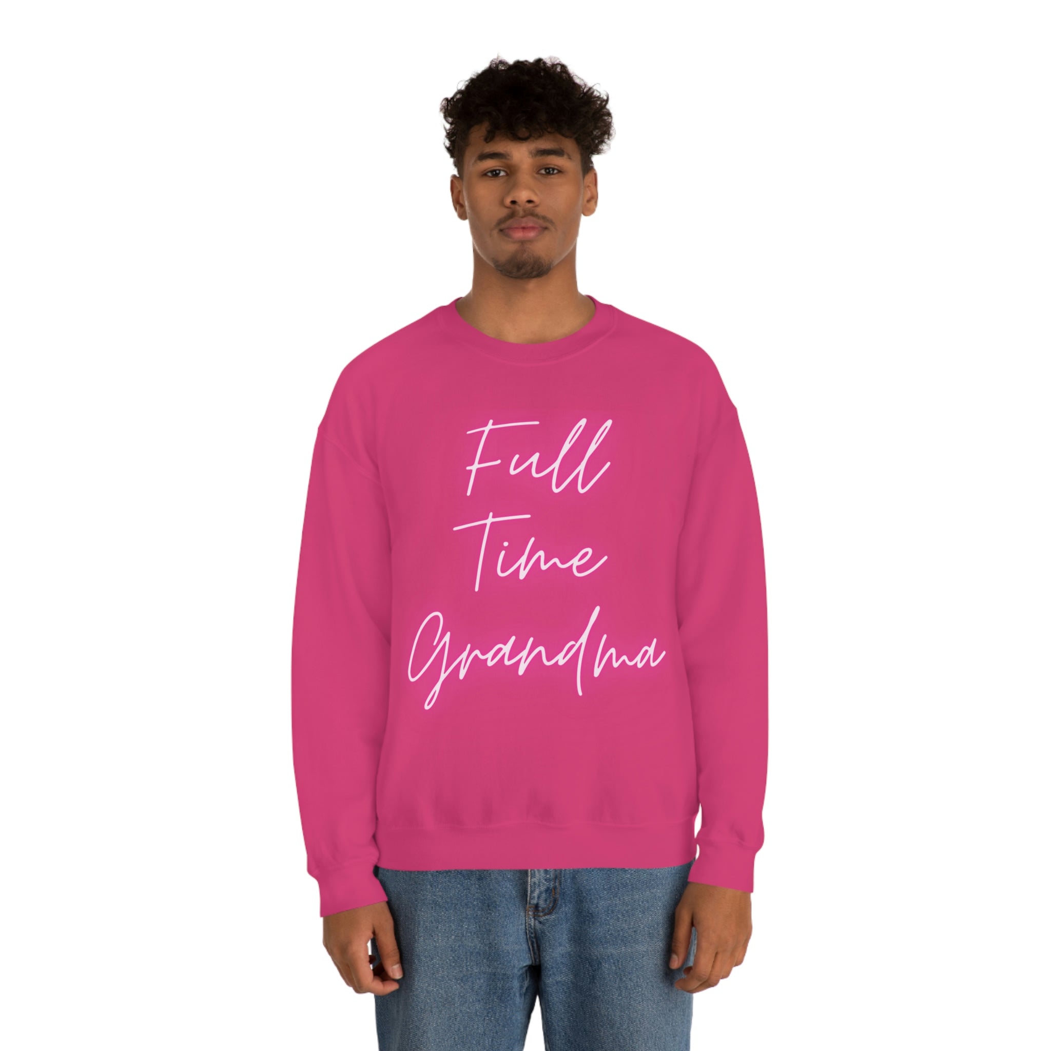 Full Time Grandma Unisex Heavy Blend™ Crewneck Sweatshirt