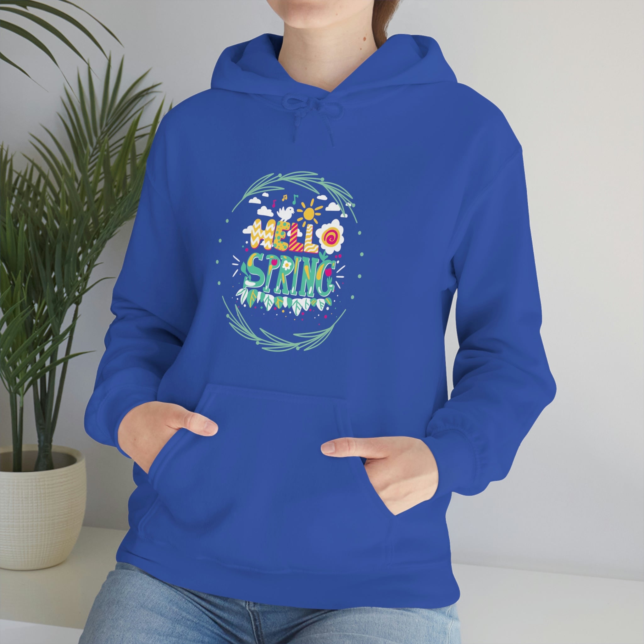 Hello Spring Unisex Heavy Blend™ Hooded Sweatshirt