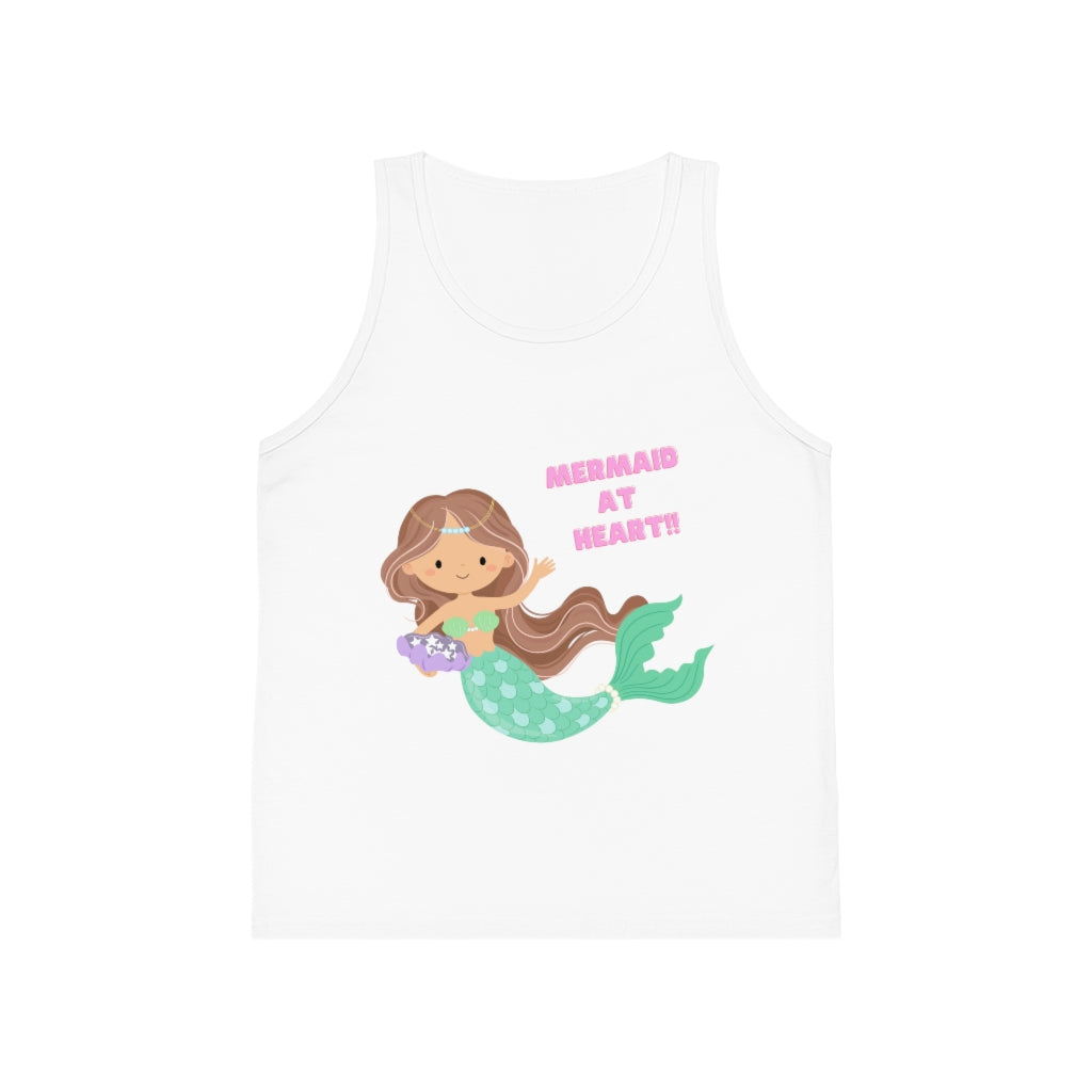 Mermaid at Heart Kid's Jersey Tank Top