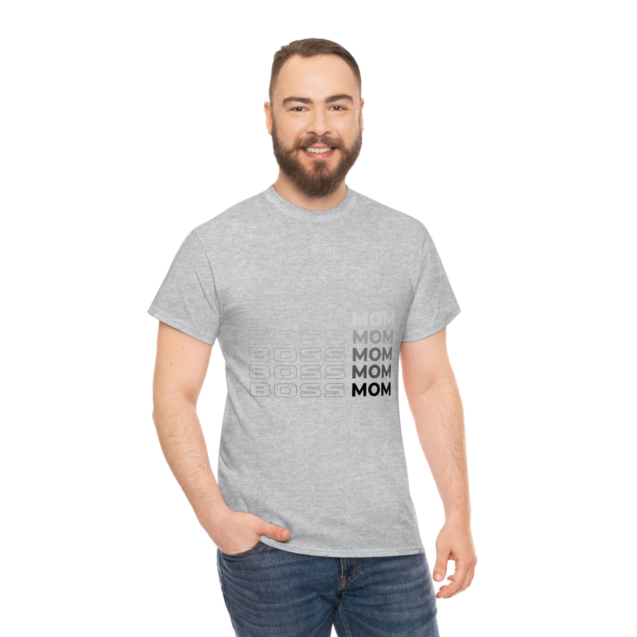 Boss Mom Unisex Heavy Cotton Tee