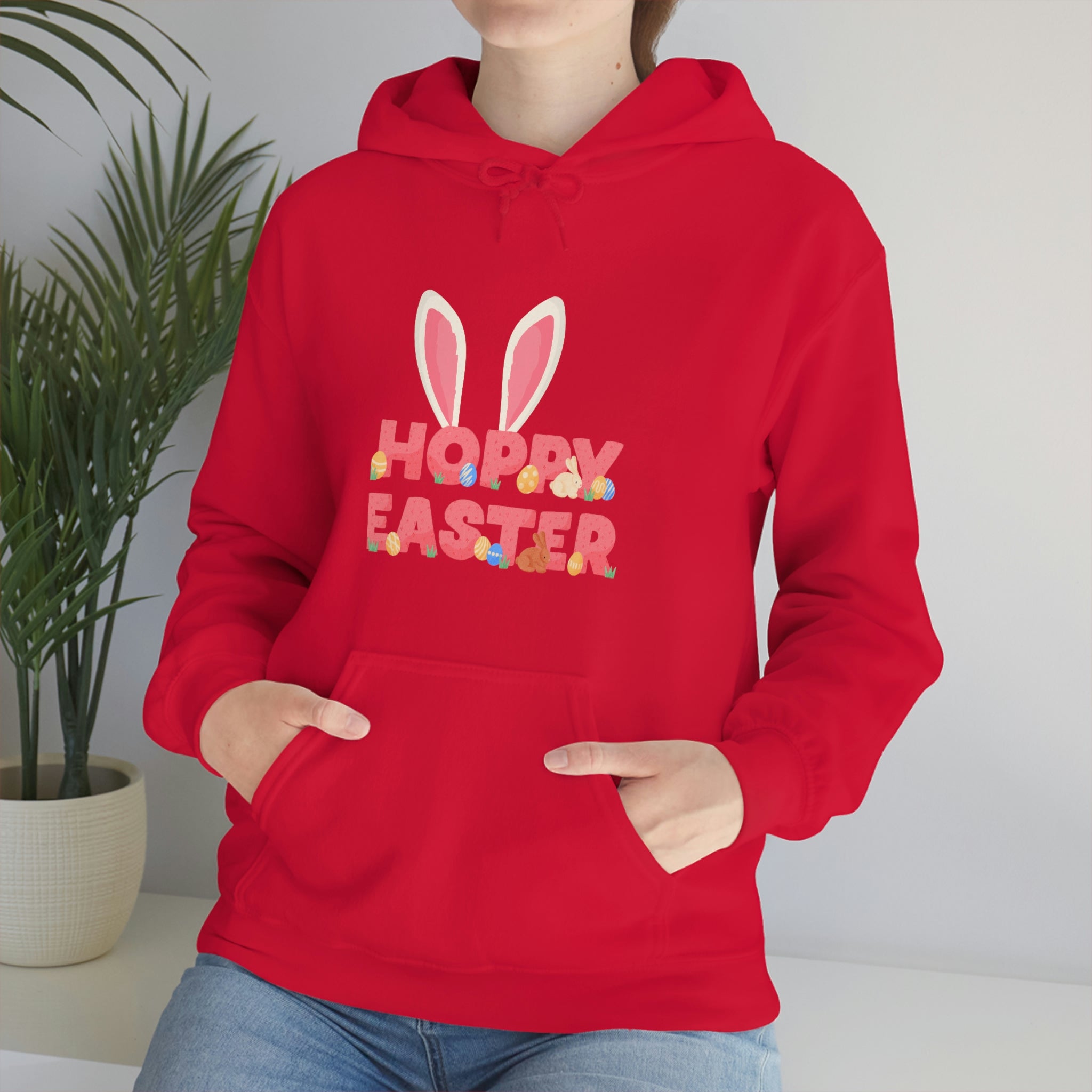 The Hoppy Easter Unisex Heavy Blend™ Hooded Sweatshirt