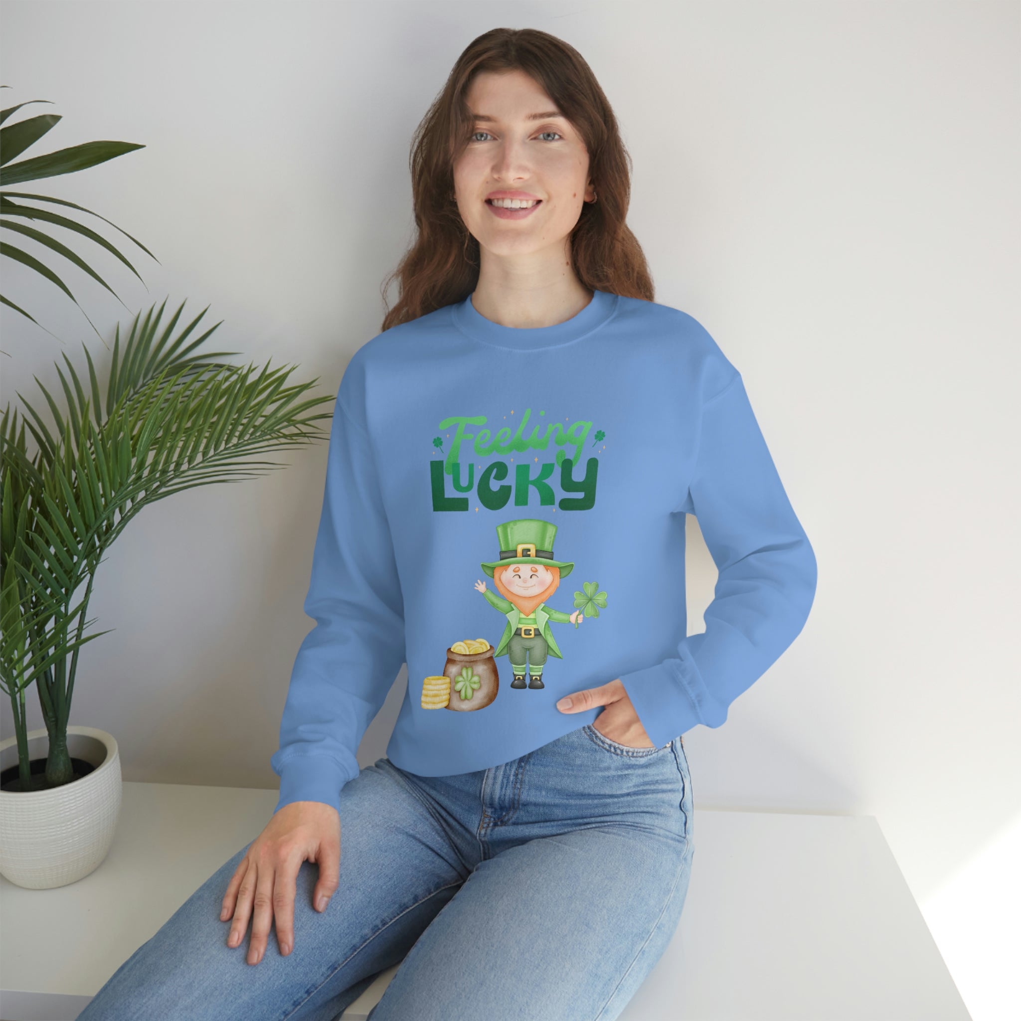 Feeling Lucky Unisex Heavy Blend™ Crewneck Sweatshirt