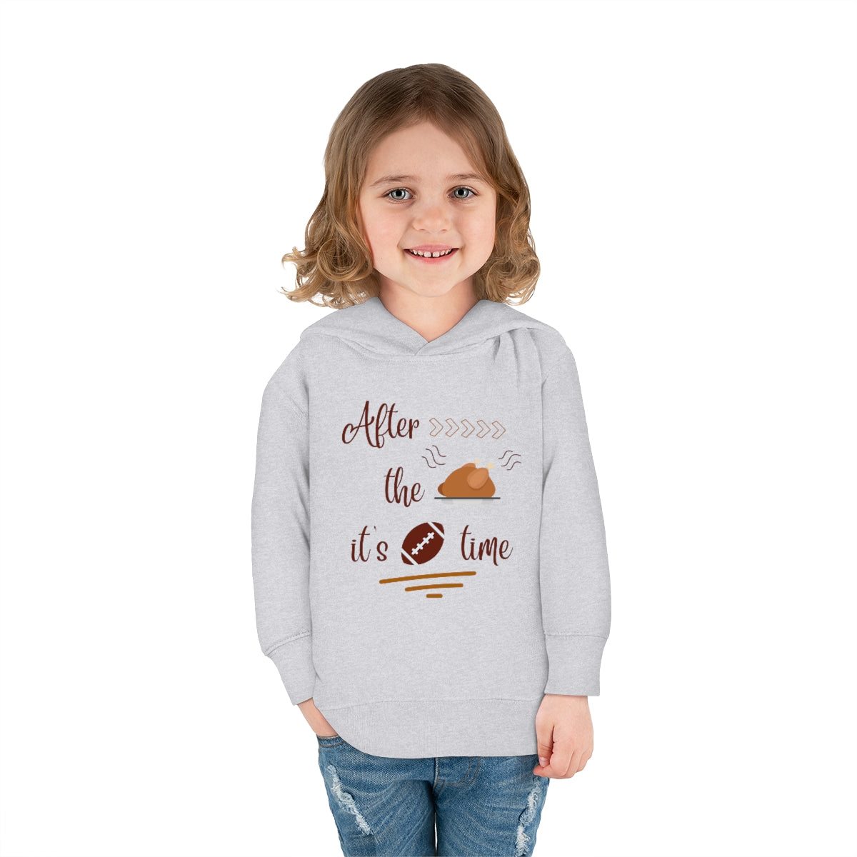 It's Game Time Toddler Pullover Fleece Hoodie