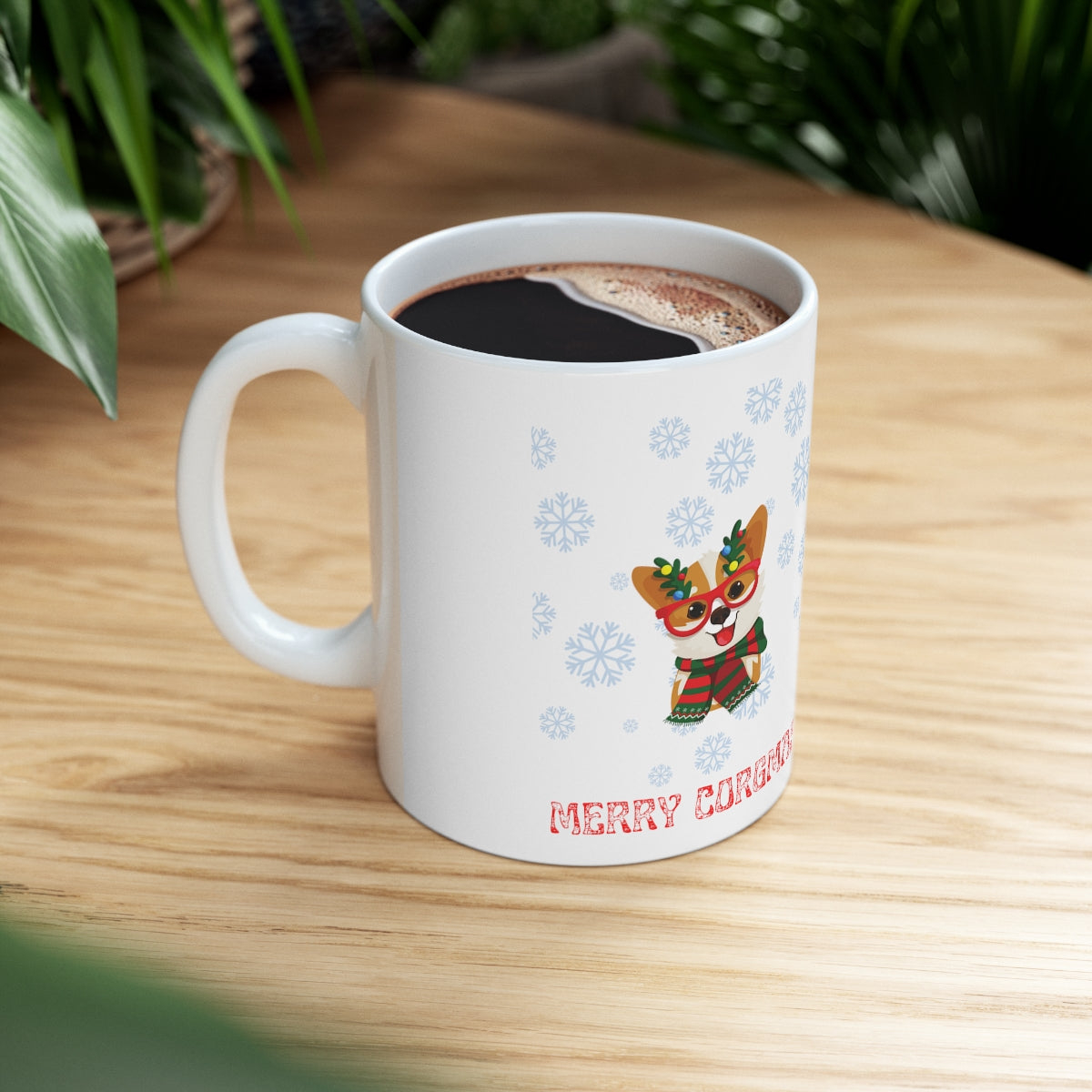 Merry Corgmas Ceramic Mug 11oz