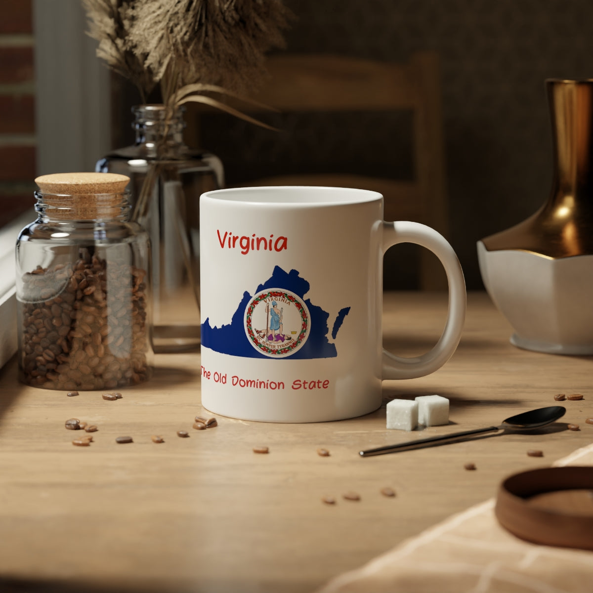 Virginia State Flag Jumbo Mug, 20oz