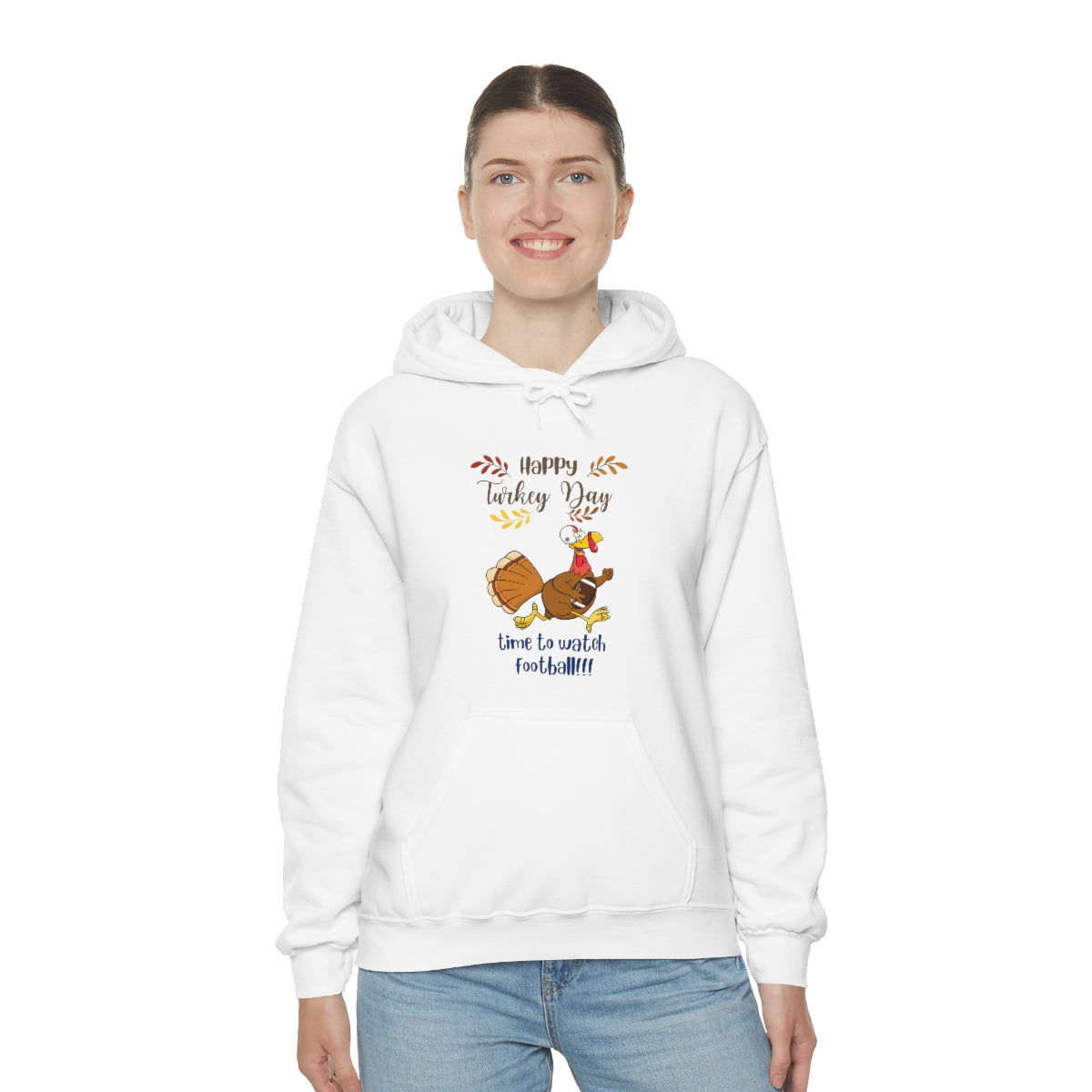 Happy Turkey Day Unisex Heavy Blend™ Hooded Sweatshirt