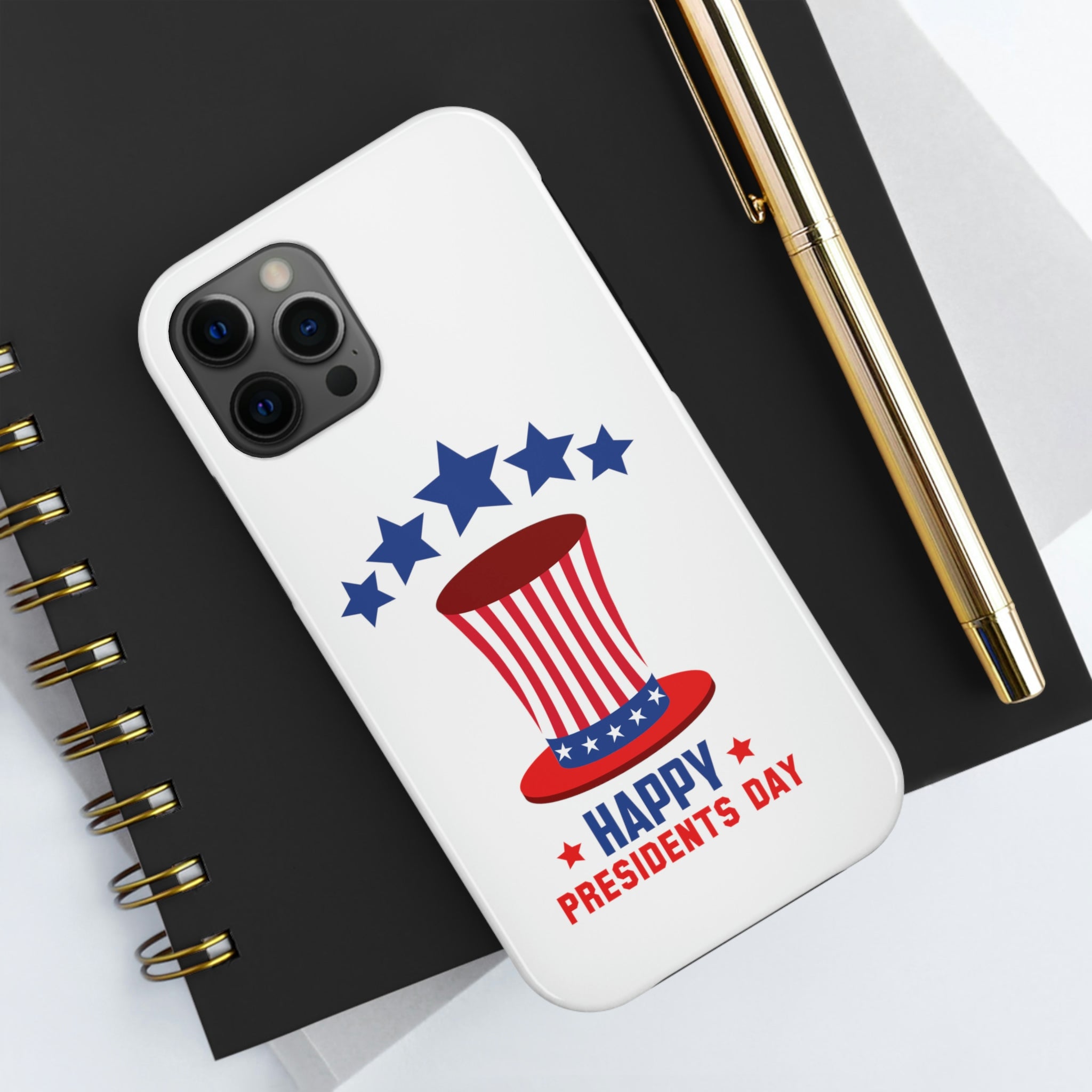 Happy President's Day Hat Tough Phone Cases, Case-Mate