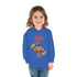 Happy Thanksgiving Pilgrim Turkey Toddler Pullover Fleece Hoodie