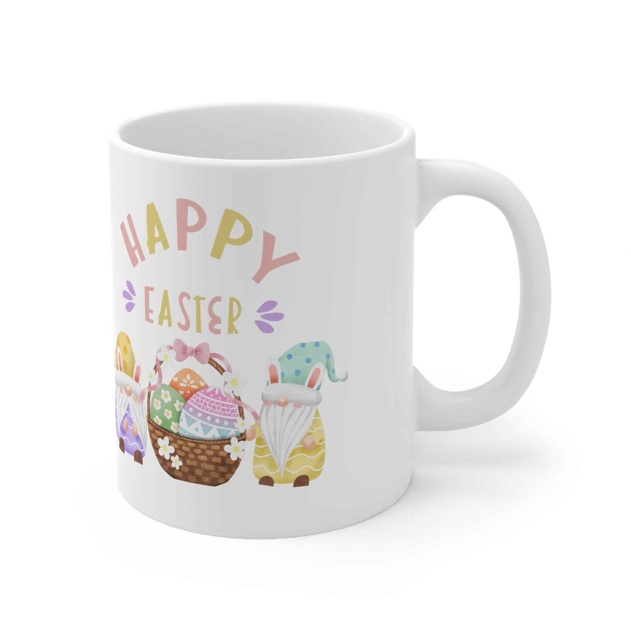 Happy Easter Gnome Ceramic Mug 11oz