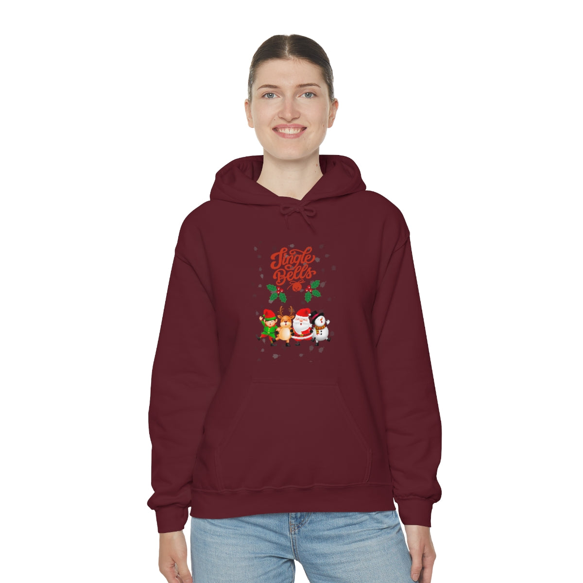 Jingle Bells Unisex Heavy Blend™ Hooded Sweatshirt