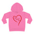 Happy Valentine's Day Toddler Pullover Fleece Hoodie