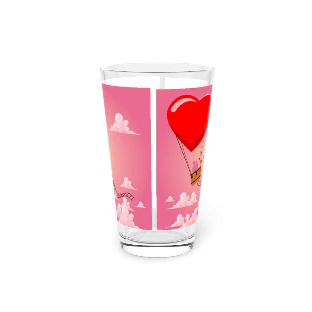 Happy Valentine's Day Pint Glass, 16oz