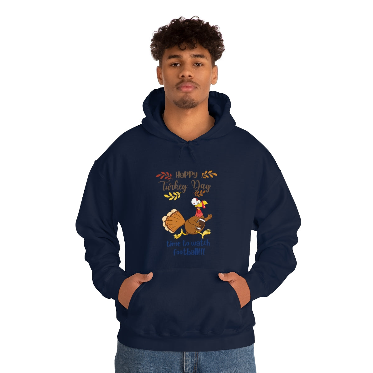 Happy Turkey Day Unisex Heavy Blend™ Hooded Sweatshirt