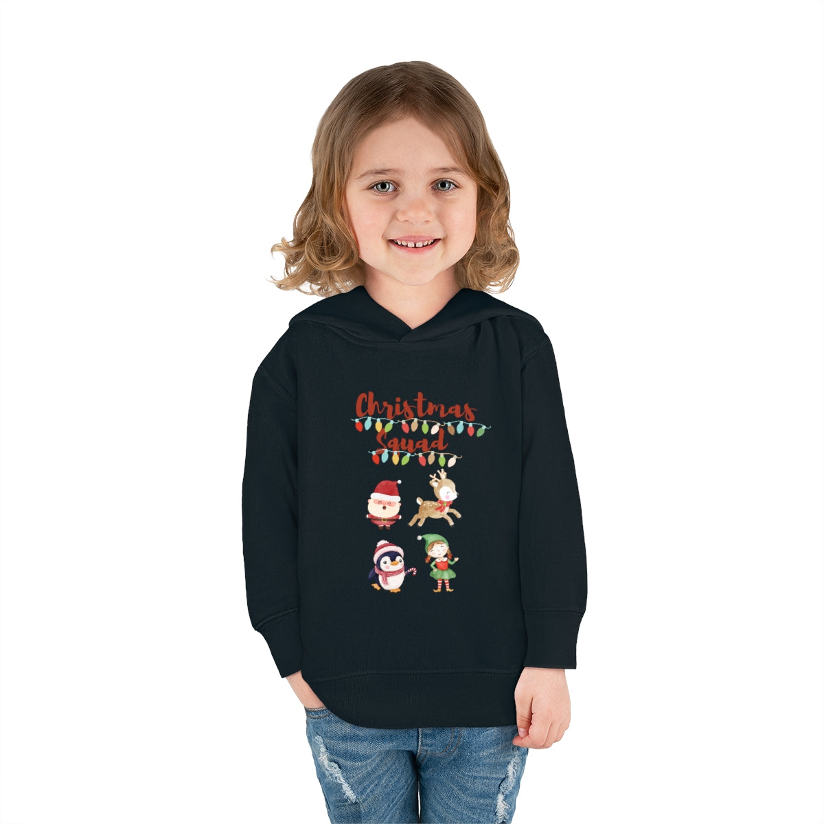 Christmas Squad Toddler Pullover Fleece Hoodie