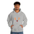 Reindeer Christmas Unisex Heavy Blend™ Hooded Sweatshirt