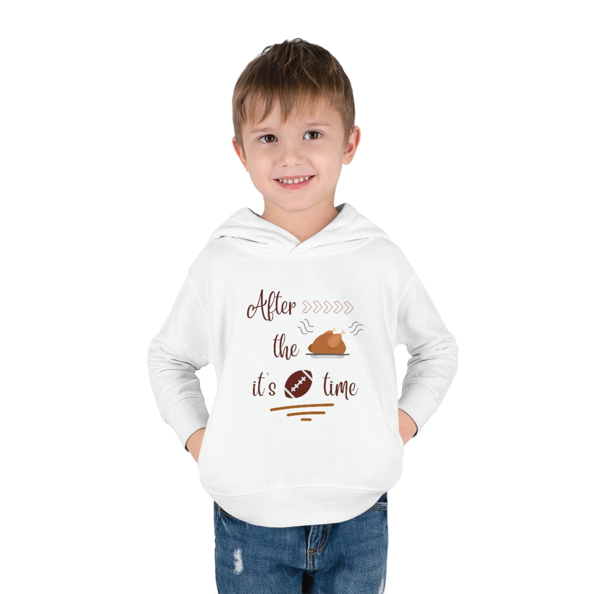 It's Game Time Toddler Pullover Fleece Hoodie