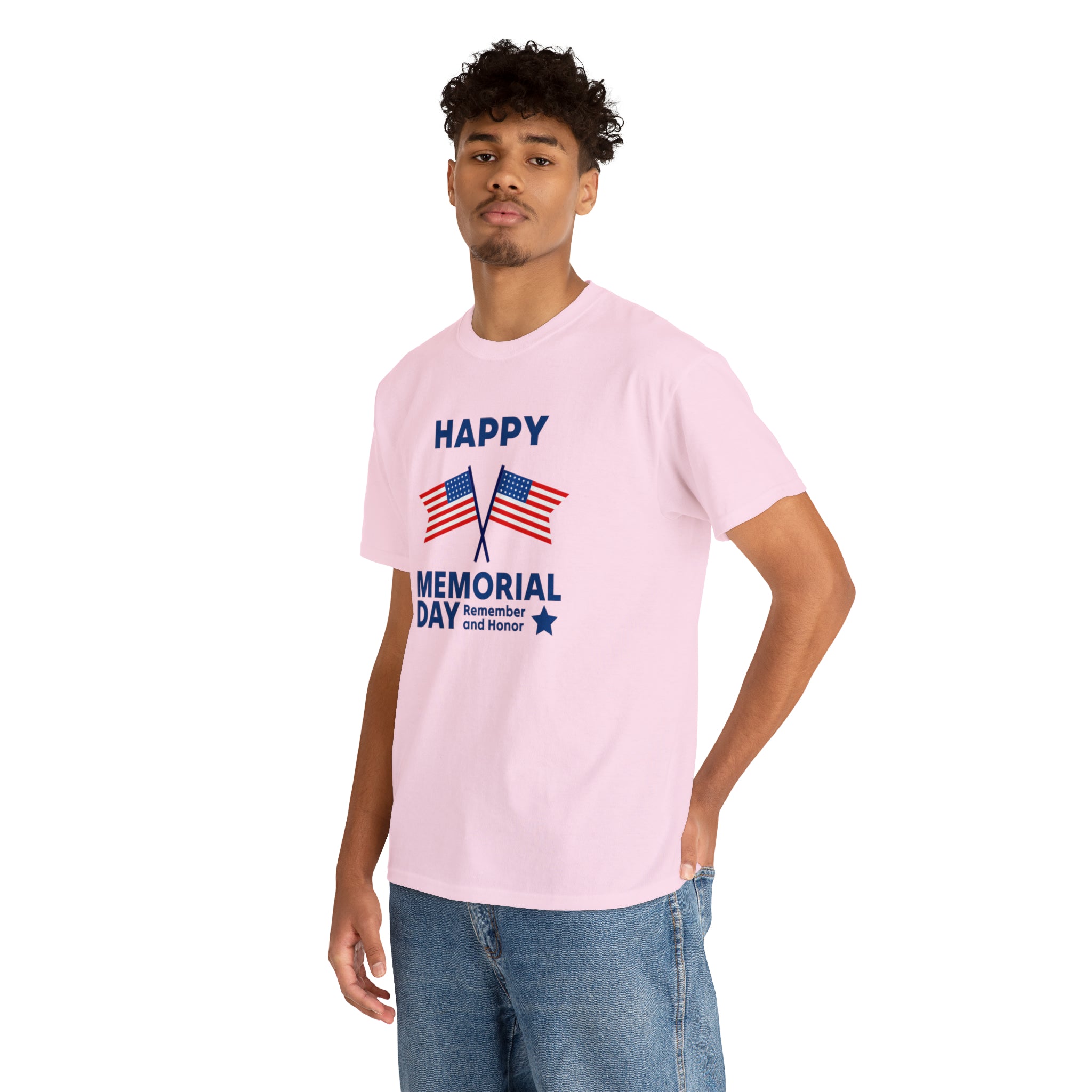 Happy Memorial Day Unisex Heavy Cotton Tee