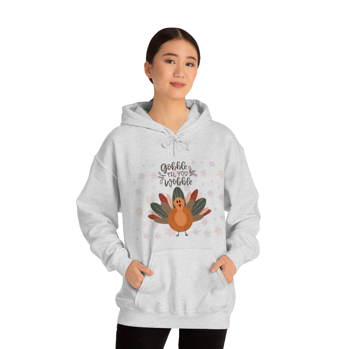 Gobble Til You Wobble Unisex Heavy Blend™ Hooded Sweatshirt