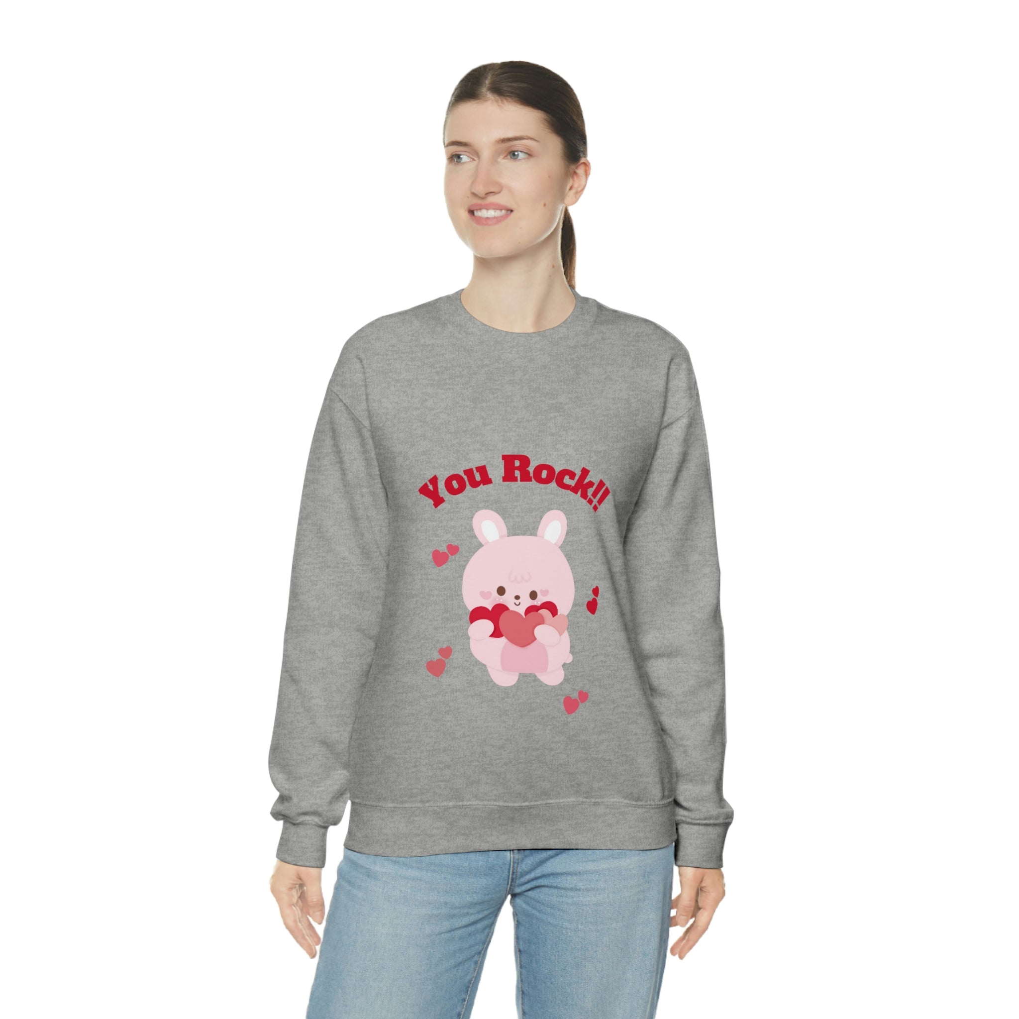 You Rock Unisex Heavy Blend™ Crewneck Sweatshirt