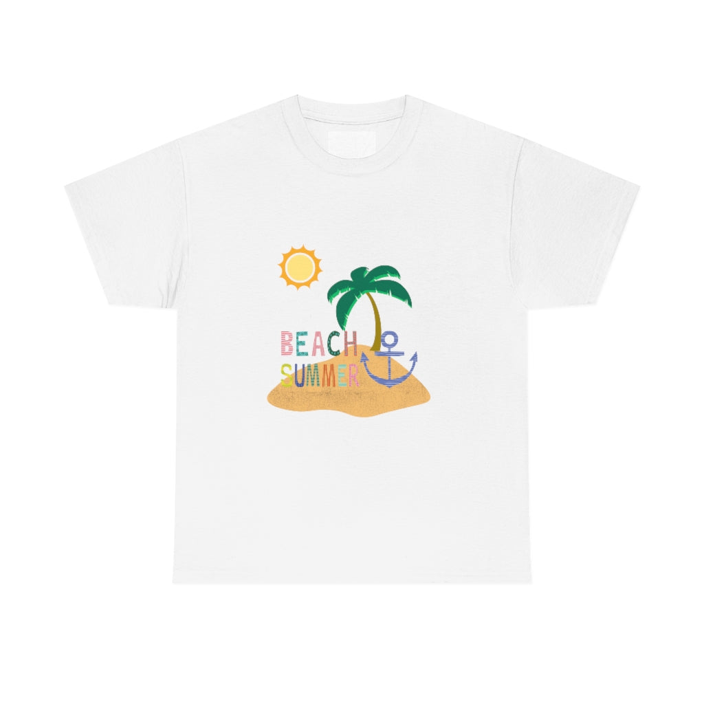 Beach Summer Unisex Heavy Cotton Tee