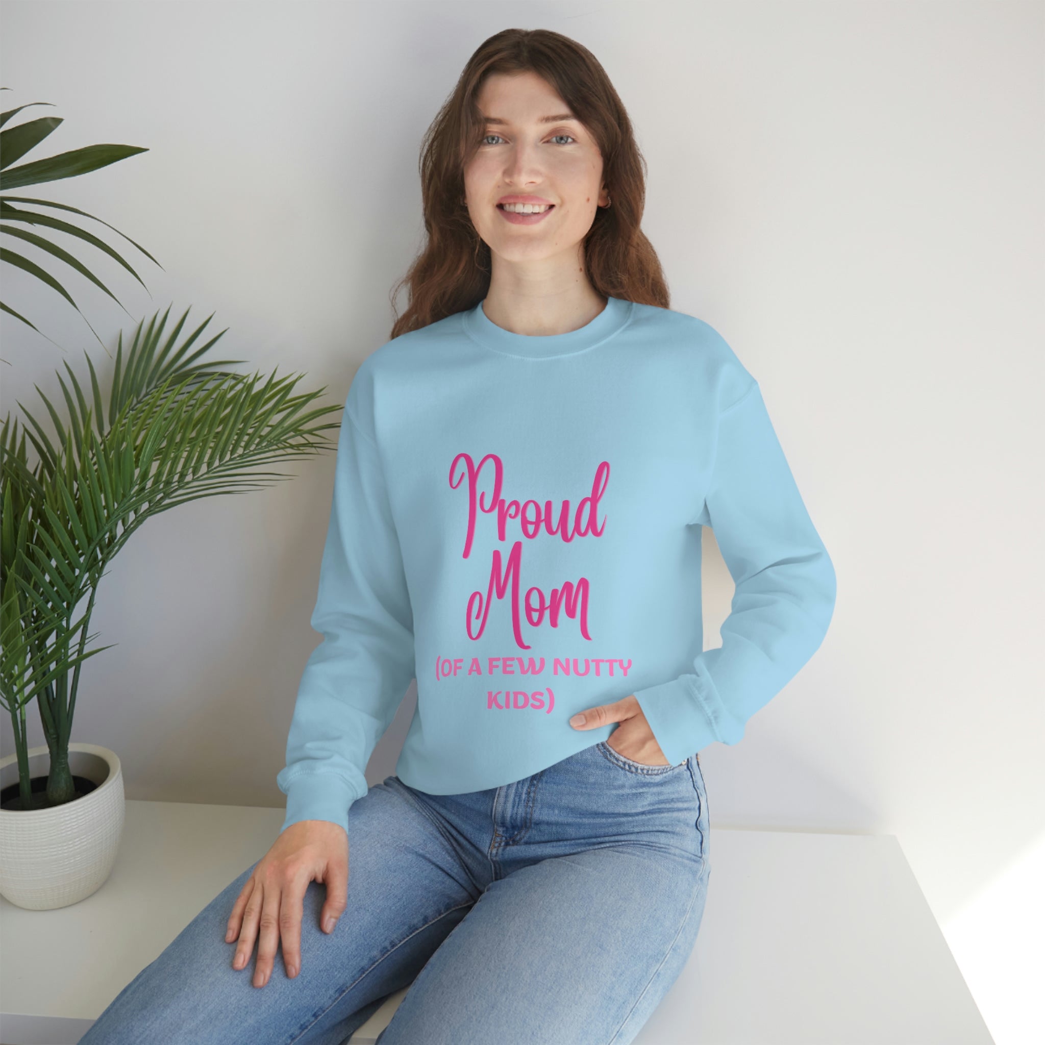 Proud MomUnisex Heavy Blend™ Crewneck Sweatshirt