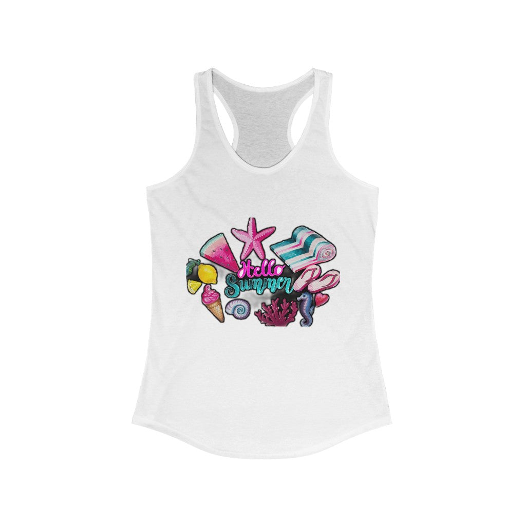 Hello Summer Women's Ideal Racerback Tank